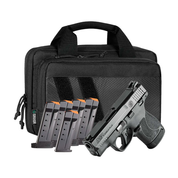 SMITH & WESSON M&P 9 Shield Plus 9mm Thumb Safety 3.1in 13rd/10rd Pistol With Carry On Bundle (14750)