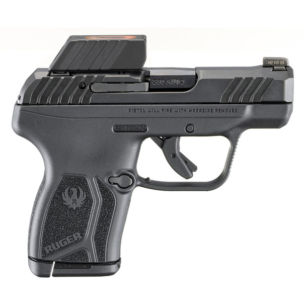 RUGER LCP MAX .380 ACP 2.8in 10rd Black Pistol with ReadyDot Reflex Sight (13758)