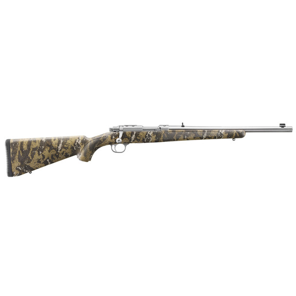 RUGER 77/44 .44 Rem Mag 16.6in Threaded 4rd Desolve Bare Reduced Camo Bolt-Action Rifle (7426)