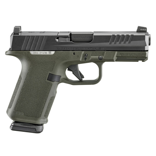 RUGER RXM 9mm 4in 2x 15rd Mags Black/OD Green Striker-Fired Pistol (19427)