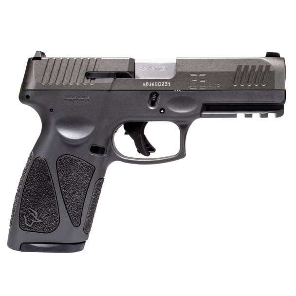 TAURUS G3 9mm Luger 4in 15rd/17rd Mags Tungsten Gray/Gray Pistol (1-G3B94CG)