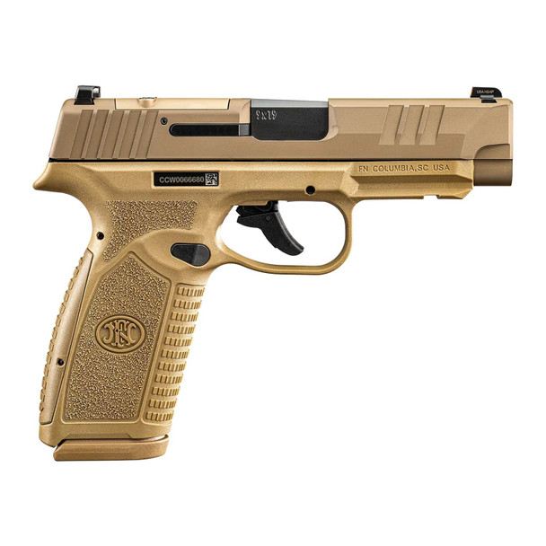 FN AMERICA FN Reflex XL MRD 9mm 3.8in 2x10rd FDE Single-Action Pistol (66-101764)