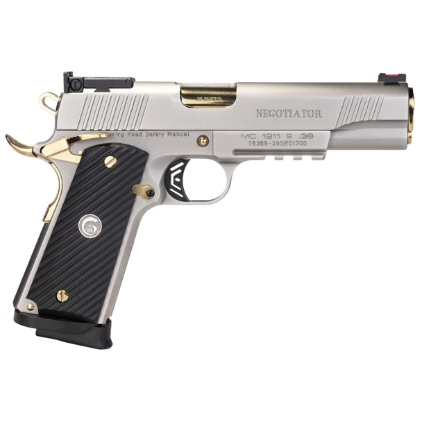 EAA MC1911 Negotiator .38 Super 5in 9rd Steel/Black Semi-Auto Pistol (390399)