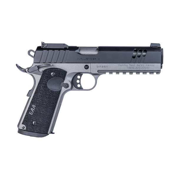 GIRSAN MC1911 Influencer X 9mm Luger 5in 9rd Two Tone Tungsten/Black Optic Ready Semi-Auto Pistol (391500)