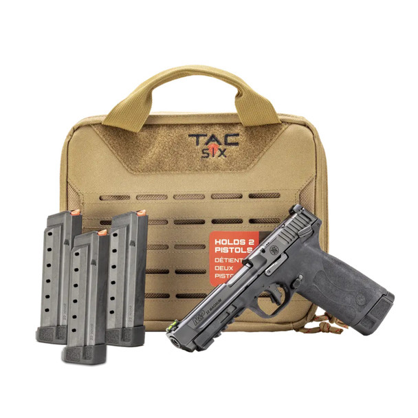 SMITH & WESSON M&P 22 Magnum 4.35in 30rd Black Semi-Auto Pistol w/ Tac Six Case (14347)