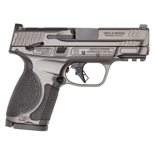 SMITH & WESSON M&P 9 M2.0 Metal Compact 9mm Luger 3.6in 10rd Tungsten Gray Striker-Fired Pistol (14106)