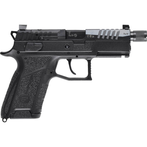 CZ P-09 C Nocturne 9mm 4.5in 17rd Suppressor-Ready Black DA/SA Pistol (91661)