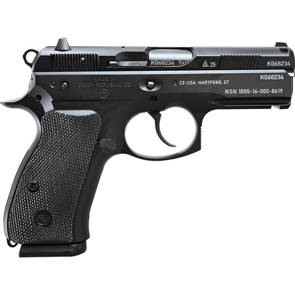 CZ 75 P-01 50th Anniversary Elite 9mm 3.8in 15rd Black DA/SA Pistol (91297)