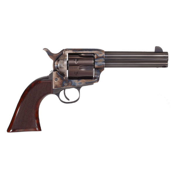 TAYLORS & COMPANY Gunfighter Checkered Tuned .45LC 4.75in 6rd Revolver (555151DE)