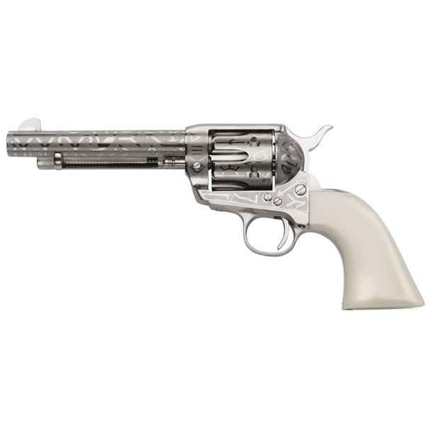 TAYLORS & COMPANY 1873 Cattle Brand .357Mag 5.5in 6rd White Grip Single-Action Revolver (200060)