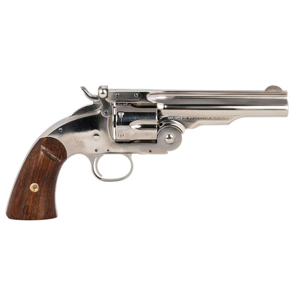 TAYLORS & COMPANY Schofield Nickel .45LC 5in 6rd Single-Action Revolver (550670)