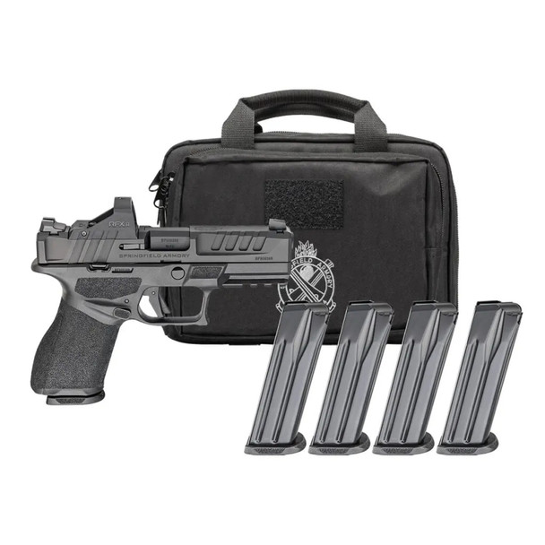 SPRINGFIELD ARMORY Echelon 4.0C Gear Pac 9mm 4in 4x10rd Black CA Compliant Semi-Auto Pistol (EC9409BCA-PAC)