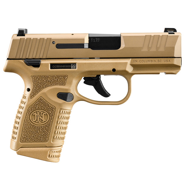 FN AMERICA Reflex 9mm 3.3in 2x 10rd Mags FDE/FDE MS Pistol (FN-66-101421)