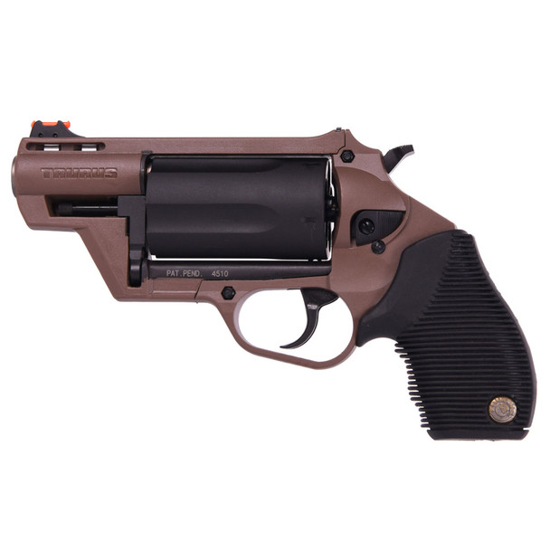TAURUS Judge Public Defender Poly .45 Colt/.410Ga 2in 5rd Coyote Brown/Black Revolver (2-441021B)