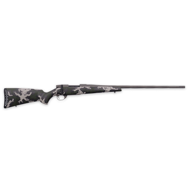 Weatherby Vanguard Talon .270 Win 26in Fluted 4rd Green and White Spinge Pattern Bolt-Action Rifle (VTE270NR6B)
