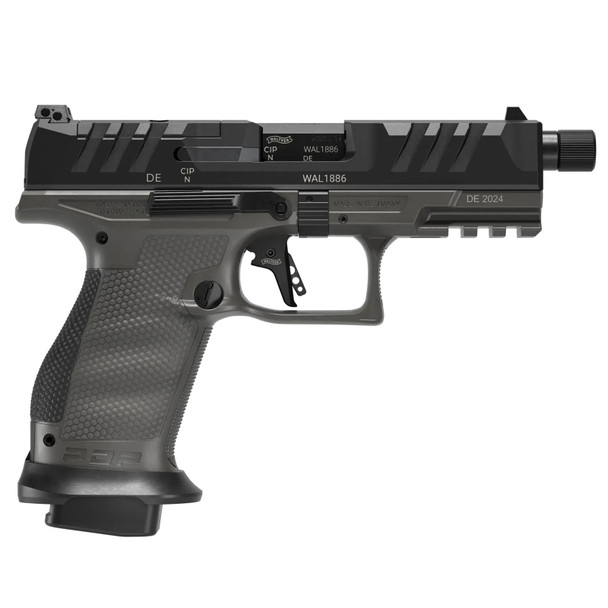 WALTHER PDP Pro SD Compact 9mm 4.6in Threaded 3x 10rd Mags Black/Tungsten Gray Striker-Fired Pistol (2871947)