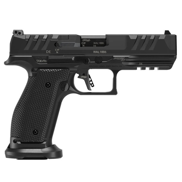 WALTHER PDP Steel Frame Pro Full Size 9mm 4.5in 3x 10rd Mags Black Striker-Fired Pistol (289700810)