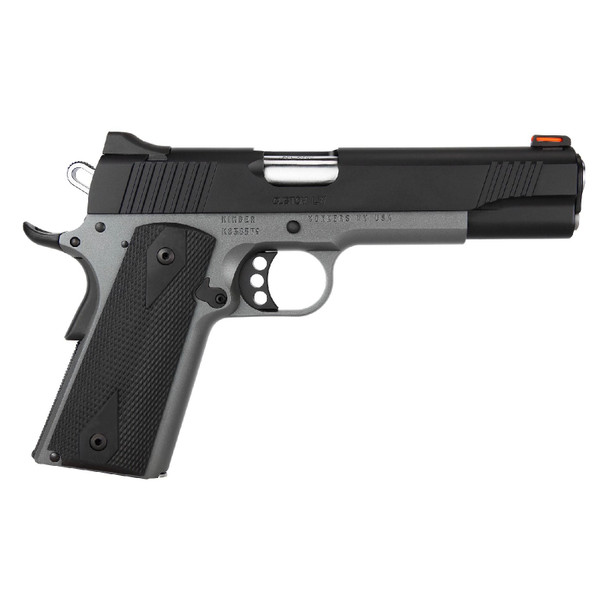 KIMBER Custom LW Shadow Ghost 9mm 5in 9rd Black/Gray Rubber Grips CA Compliant Single-Action Pistol (3700786CA)