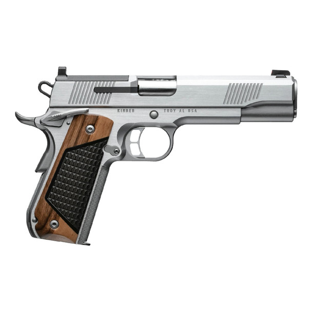 KIMBER Stainless Next Gen Optic Ready 9mm 5in 9rd Stainless/Walnut Single-Action Pistol (3200401)
