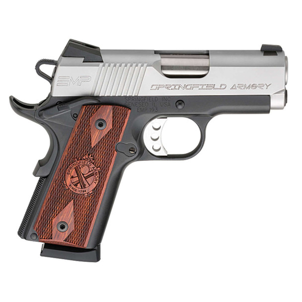 SPRINGFIELD ARMORY 1911-A1 EMP 9mm 3in 9rd Semi-Automatic Pistol, CA Compliant (PI9209LCA)