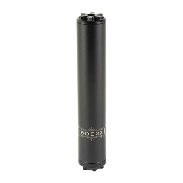 PRIMARY WEAPONS SYSTEMS BDE 22-Ti 22 Caliber 3D Printed Titanium Black Suppressor (BDE-22)