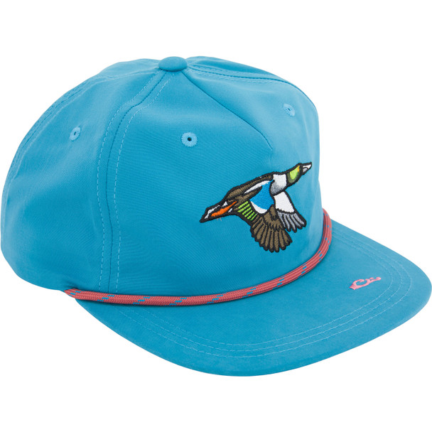 DRAKE Mosiac Blue Duck Rope Cap (DH4220-MOB)