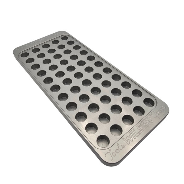 L.E. WILSON 55-.473 Head Billet Aluminum Reloading Ammo Tray (WIL-TR12)