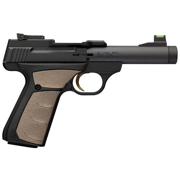 BROWNING Buck Mark Micro Bull RMSC Suppressor Ready .22LR 4.4in 10rd Black/FDE Semi-Auto Pistol (051609490)