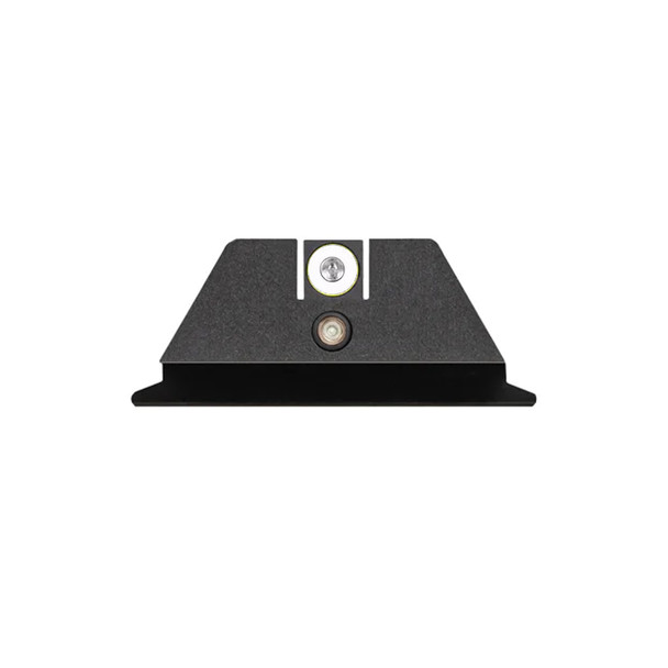 NIGHT FISION Accur8 Student of the Gun White Front Ring/Black Ring One-Dot Rear Night Sight Set for S&W M&P Shield/Shield Plus (SAW-202-015-WGZG)