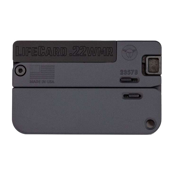 TRAILBLAZER FIREARMS LifeCard .22WMR 1rd Aluminum Handle Sniper Grey Pistol (LC2-SG)
