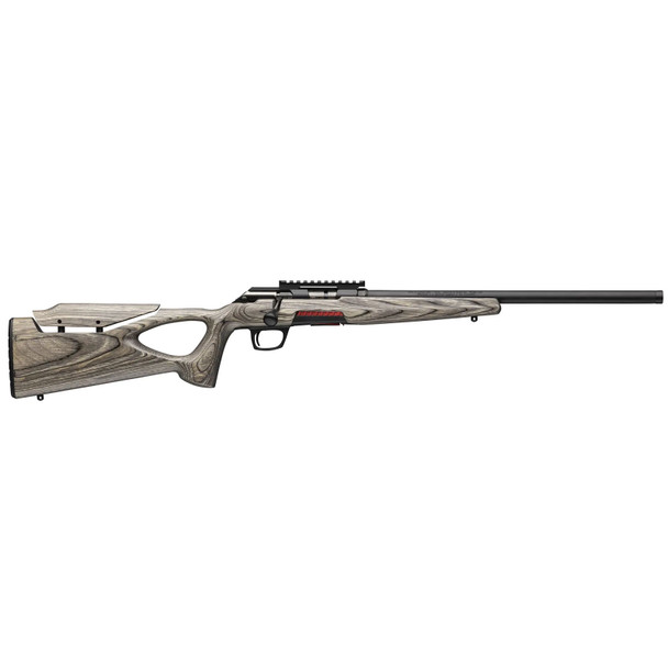 WINCHESTER REPEATING ARMS Xpert Thumbhole Target Gray SR .21 Sharp 18in Threaded 10rd Bolt-Action Rifle (5252271003)