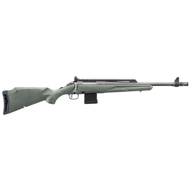 RUGER American Gen II Scout 5.56 NATO 16.1in 10rd Leaf Green Stock Bolt-Action Rifle (46965)