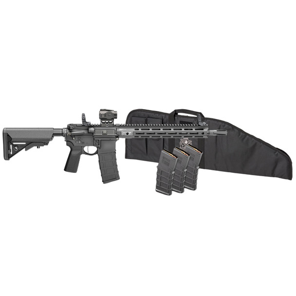 SPRINGFIELD ARMORY Saint Victor 5.56 NATO 14in Black Rifle Gear Pac w/ Viridian Venta, 4x 30rd Mags, Rifle Case (STV914556B-V2-B5-PAC)