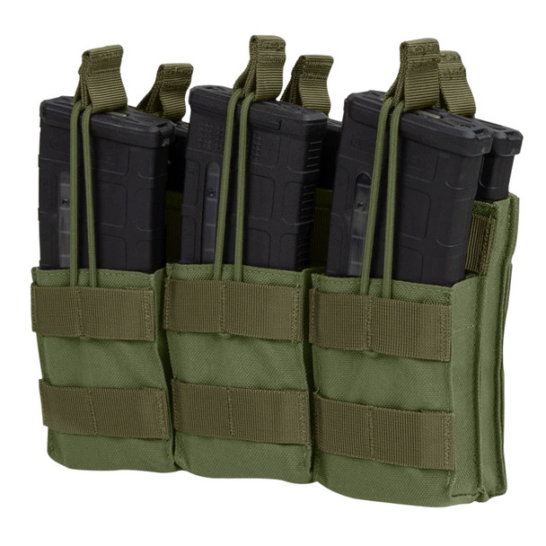 CONDOR OUTDOOR Triple Stacker Olive Drab M4 Mag Pouch (MA44-001)