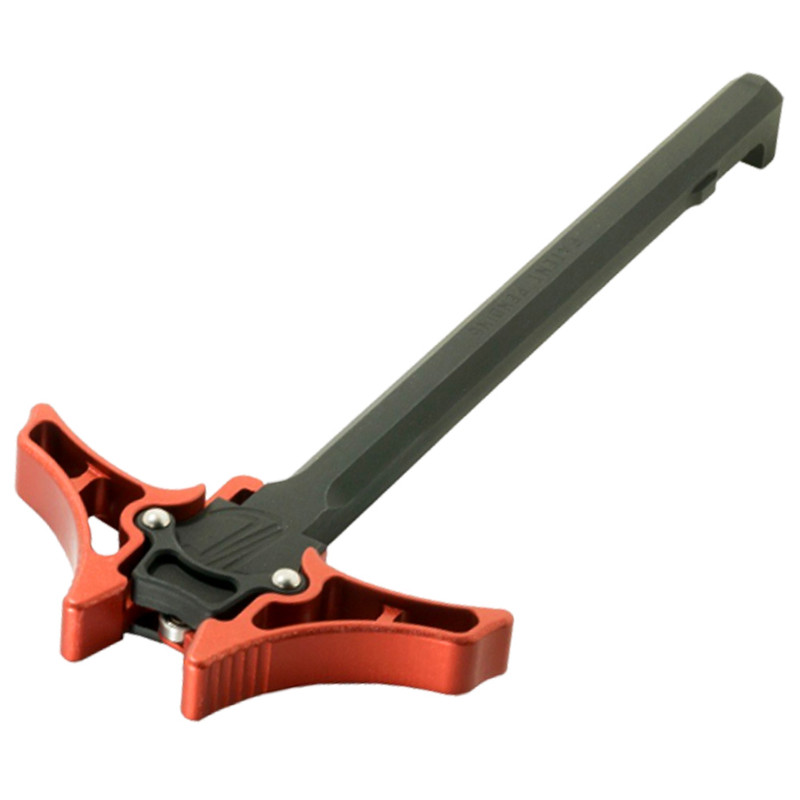 TIMBER CREEK OUTDOORS Enforcer Ambidextrous Red Anodized Charging Handle (E-AMBI-CH-R)