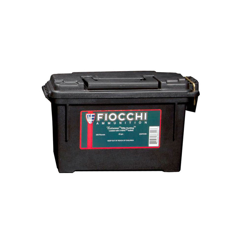 Fiocchi FIOCCHI 223 Rem. 40 Grain V MAX Bulk Ammo, 200 Round Case (223FHVB-CASE)