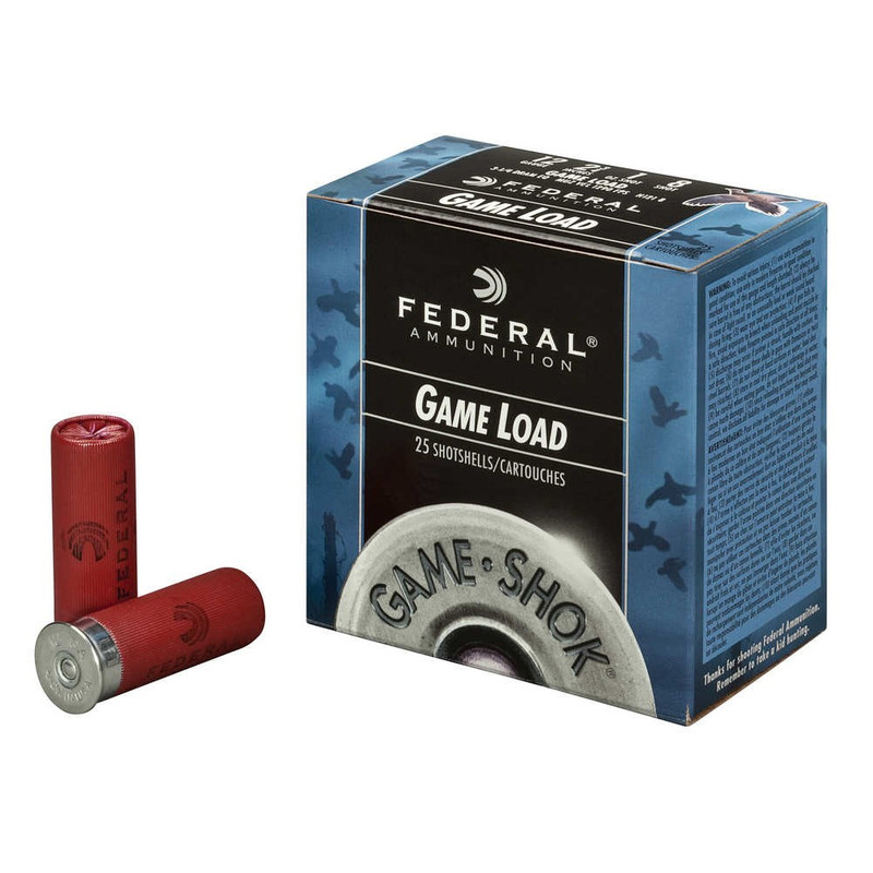 Federal FEDERAL Game Load 28 Gauge 2.75in #6 Lead Ammo, 25 Round Box (H289-6)