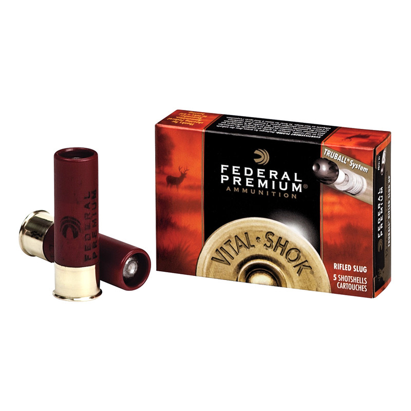 Federal FEDERAL Vital-Shok TRUBALL 20 Gauge 2.75in Rifled Slug Ammo, 5 Round Box (PB203RS)