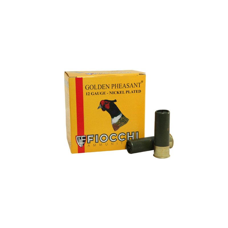 Fiocchi FIOCCHI Golden Pheasant 12 Gauge 2.75in #4 Ammo, 25 Round Box (12GP4)