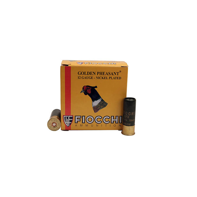 Fiocchi FIOCCHI Golden Pheasant 12 Gauge 2.75in #4 Ammo, 25 Round Box (12GPX4)
