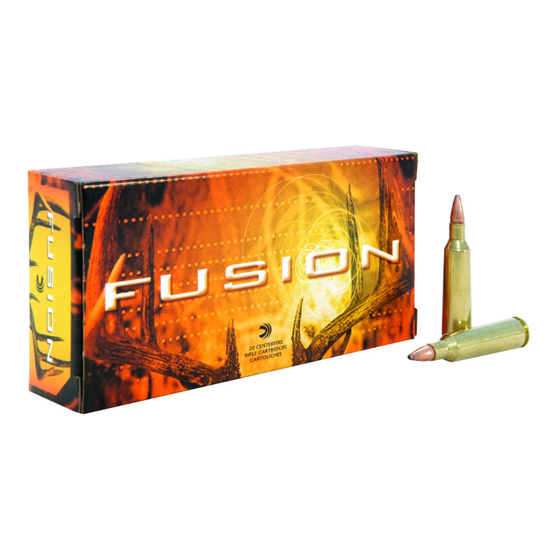 FEDERAL Fusion 7mm Rem. Mag 175 Grain Boat Tail Ammo, 20 Round Box (F7RFS2)