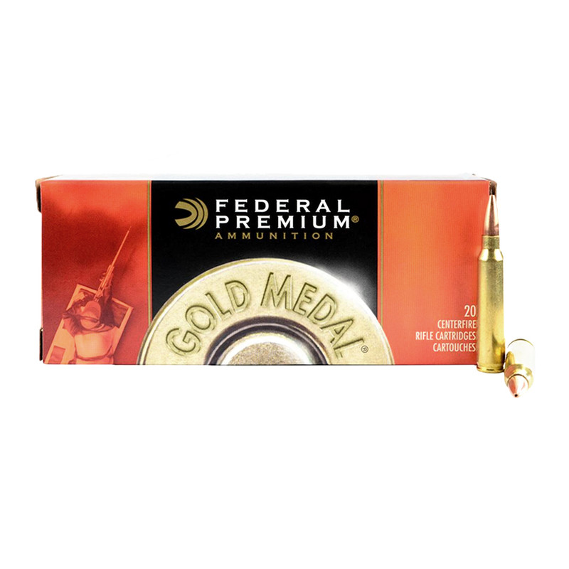 Federal FEDERAL Gold Medal 30-06 Sprg. 168 Grain Sierra MatchKing BTHP Ammo, 20 Round Box (GM3006M)