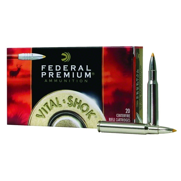 Federal FEDERAL Vital-Shok 7mm Rem. Mag 140 Grain Trophy Bonded Tip Ammo, 20 Round Box (P7RTT2)