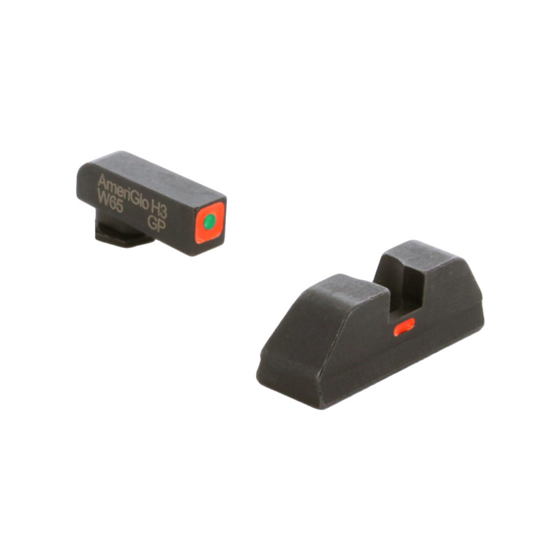 AmeriGlo AMERIGLO CAP Night Sight Set For Glock Gen 1-4 17,19,22,23,24,26,27,33,34,35,37,38,39 (GL-616)