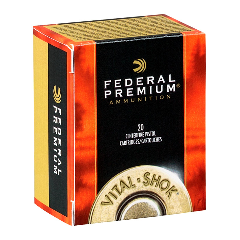 Federal FEDERAL Vital-Shok 357 Mag 140 Grain Barnes Expander Ammo, 20 Round Box (P357XB1)