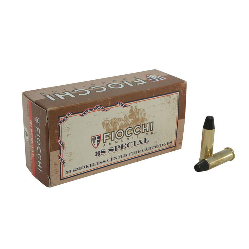Fiocchi FIOCCHI 38 Special 158 Grain LFP Ammo, 50 Round Box (38CA)