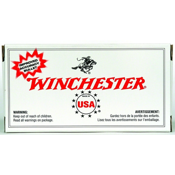 Winchester Ammo WINCHESTER USA 9mm Luger 147 Grain FMJ 50rd Box Ammo (USA9MM1)