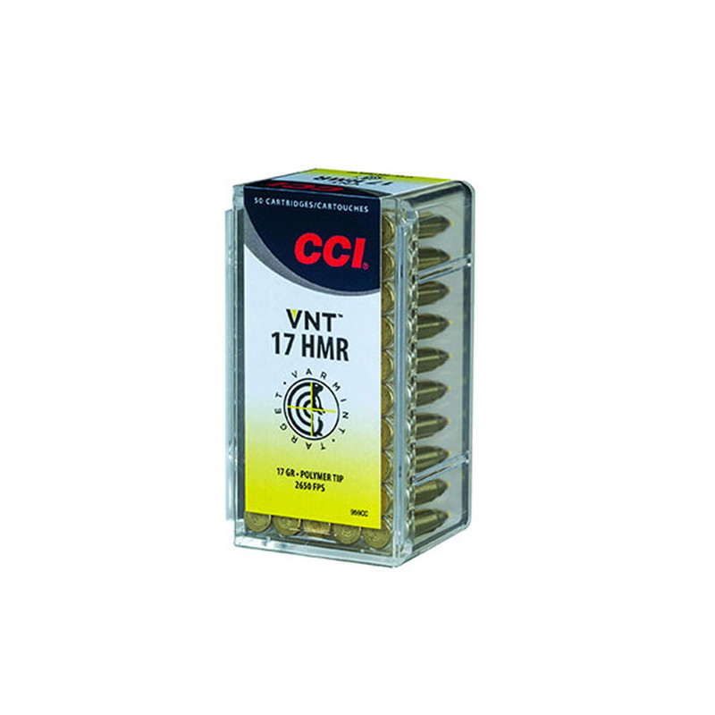CCI CCI Varmint .17 HMR 17Gr VNT 50rd Box Rimfire Ammo (959CC)