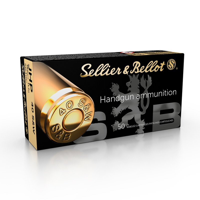 Sellier & Bellot SELLIER & BELLOT 40 S&W 180Gr JHP 50rd Box Bullets (SB40C)