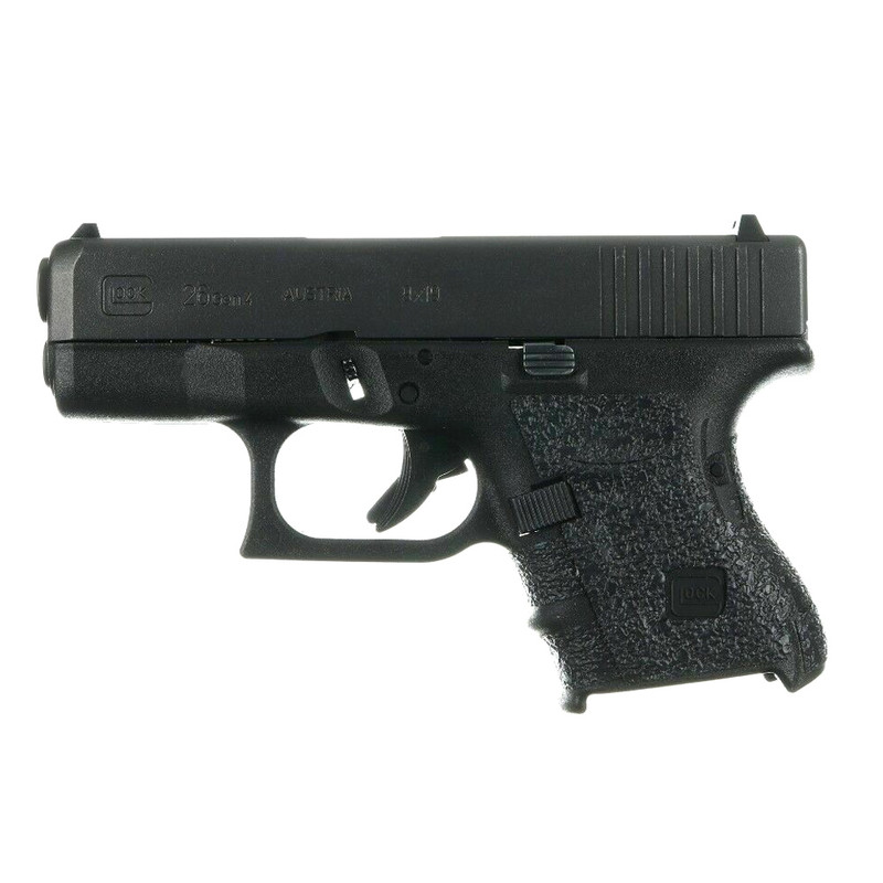 TALON GRIPS for Glock 26/27/28/33/39 Gen4 No Backstrap in Black Rubber (116R)